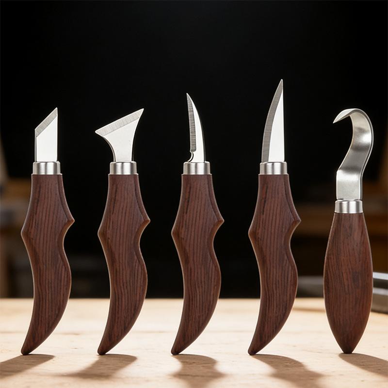 Set di 5 coltelli per intaglio - Wood Chisel Set recensione e prezzo